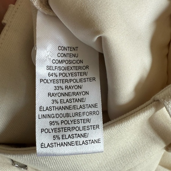 Wayf Cream High Waist wide Leg Women's Trousers NWT - Picture 14 of 16